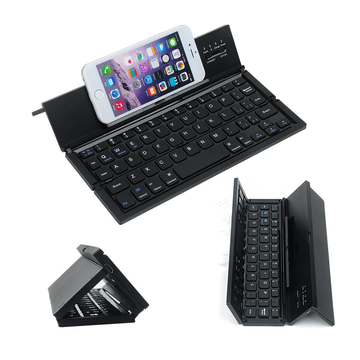 Bluetooth Foldable Keyboard for Phones and Tablets, Pc.
