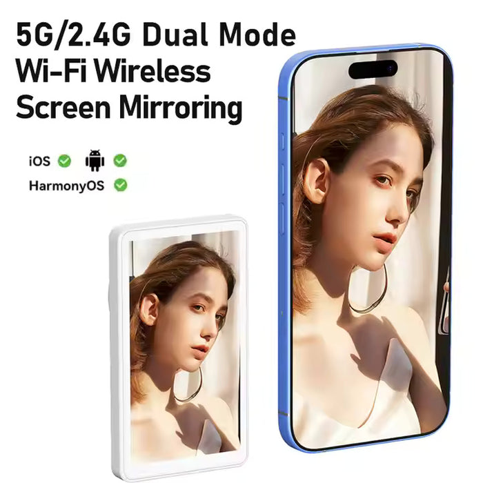 Magnetic Vlog Screen for Smartphone Rear Camera | Ultra Selfie Monitor for Vlogging & Live Streaming | Compatible with iPhone & Android Phones
