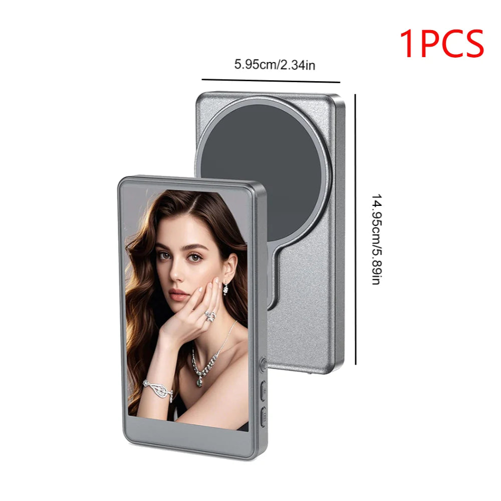 Magnetic Vlog Screen for Smartphone Rear Camera | Ultra Selfie Monitor for Vlogging & Live Streaming | Compatible with iPhone & Android Phones
