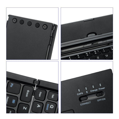 Bluetooth Foldable Keyboard for Phones and Tablets, Pc.
