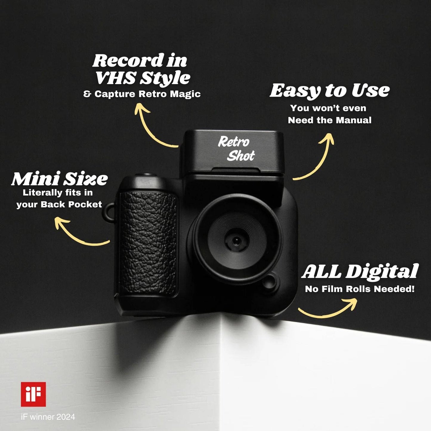 Robesport™ Mini Retro Nostalgic Camera.