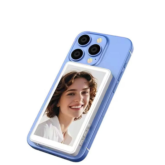 Magnetic Vlog Screen for Smartphone Rear Camera | Ultra Selfie Monitor for Vlogging & Live Streaming | Compatible with iPhone & Android Phones